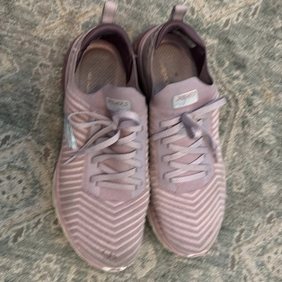 Skechers glide step slip on faux laces sneakers size 9 - Picture 3 of 8